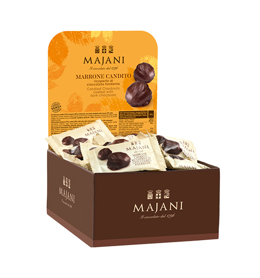 Marrons Glacés mit Zartbitterschokolade